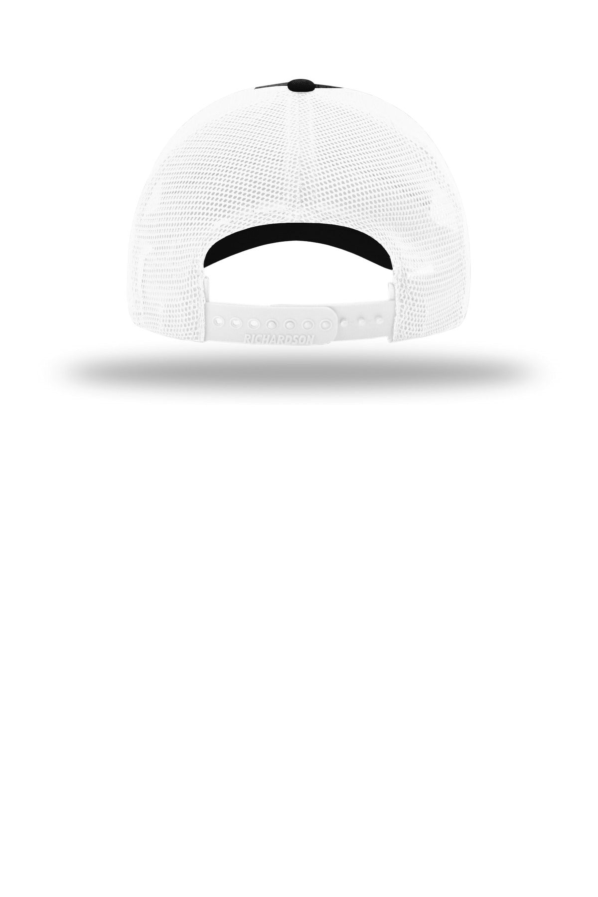 Richardson Garment Washed Trucker - Black/ White
