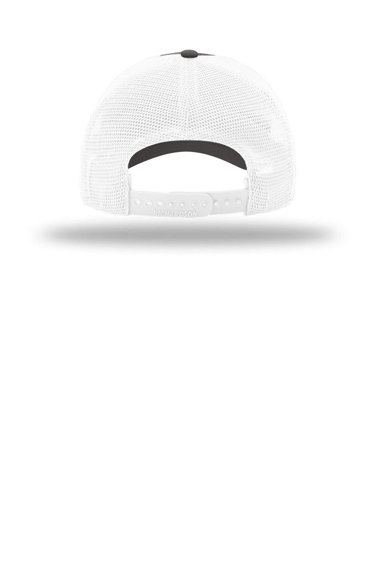 Richardson Garment Washed Trucker - Charcoal/ White