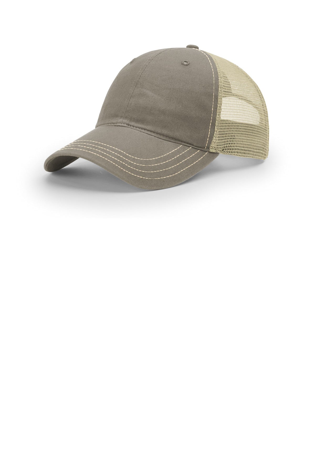 Richardson Garment Washed Trucker - Driftwood/ Khaki