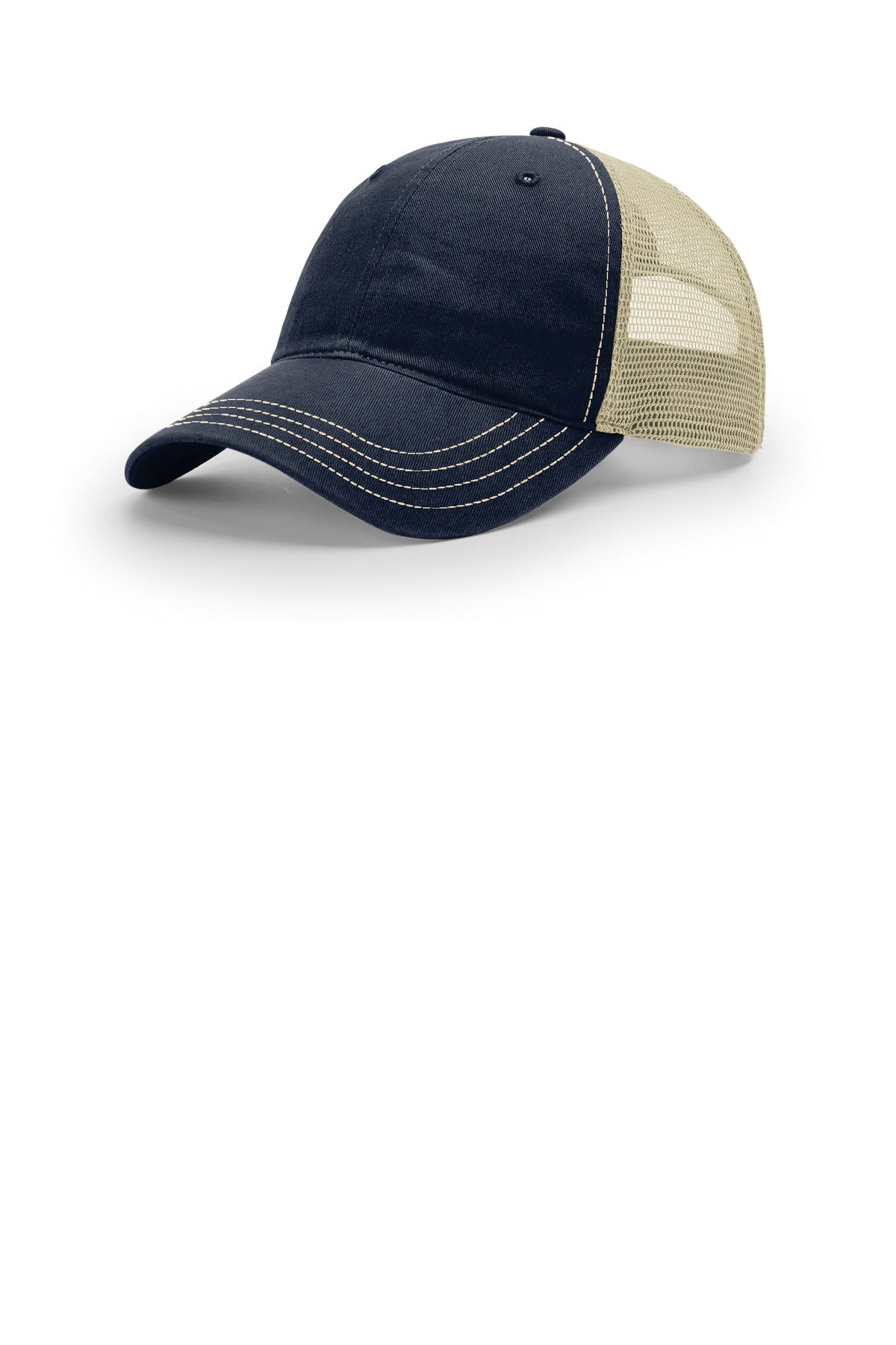 Richardson Garment Washed Trucker - Navy/ Khaki