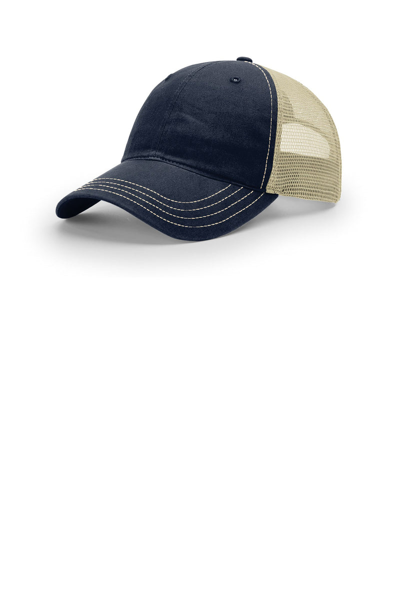 Richardson Garment Washed Trucker - Navy/ Khaki