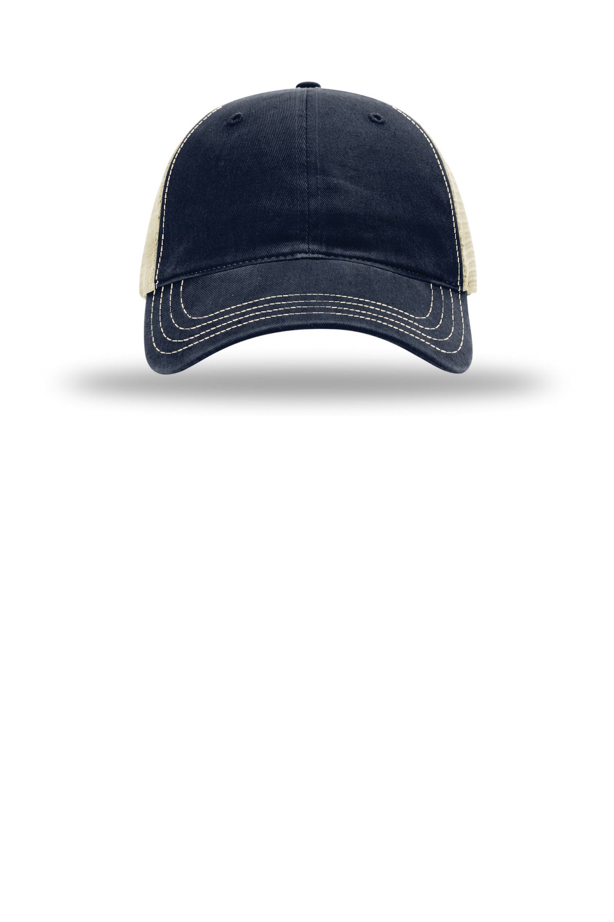 Richardson Garment Washed Trucker - Navy/ Khaki