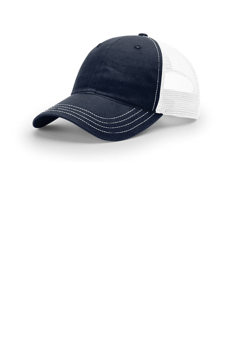 Richardson Garment Washed Trucker - Navy/ White
