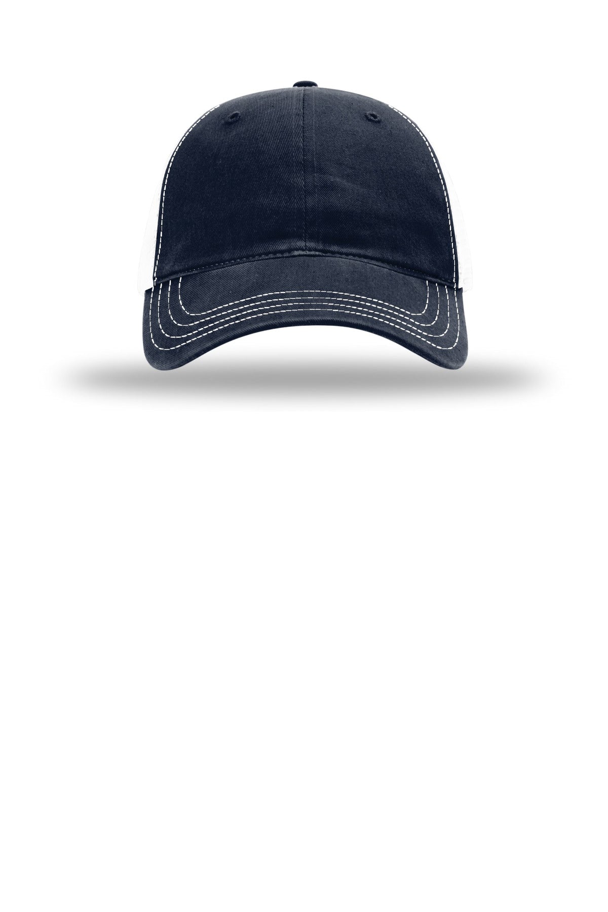 Richardson Garment Washed Trucker - Navy/ White