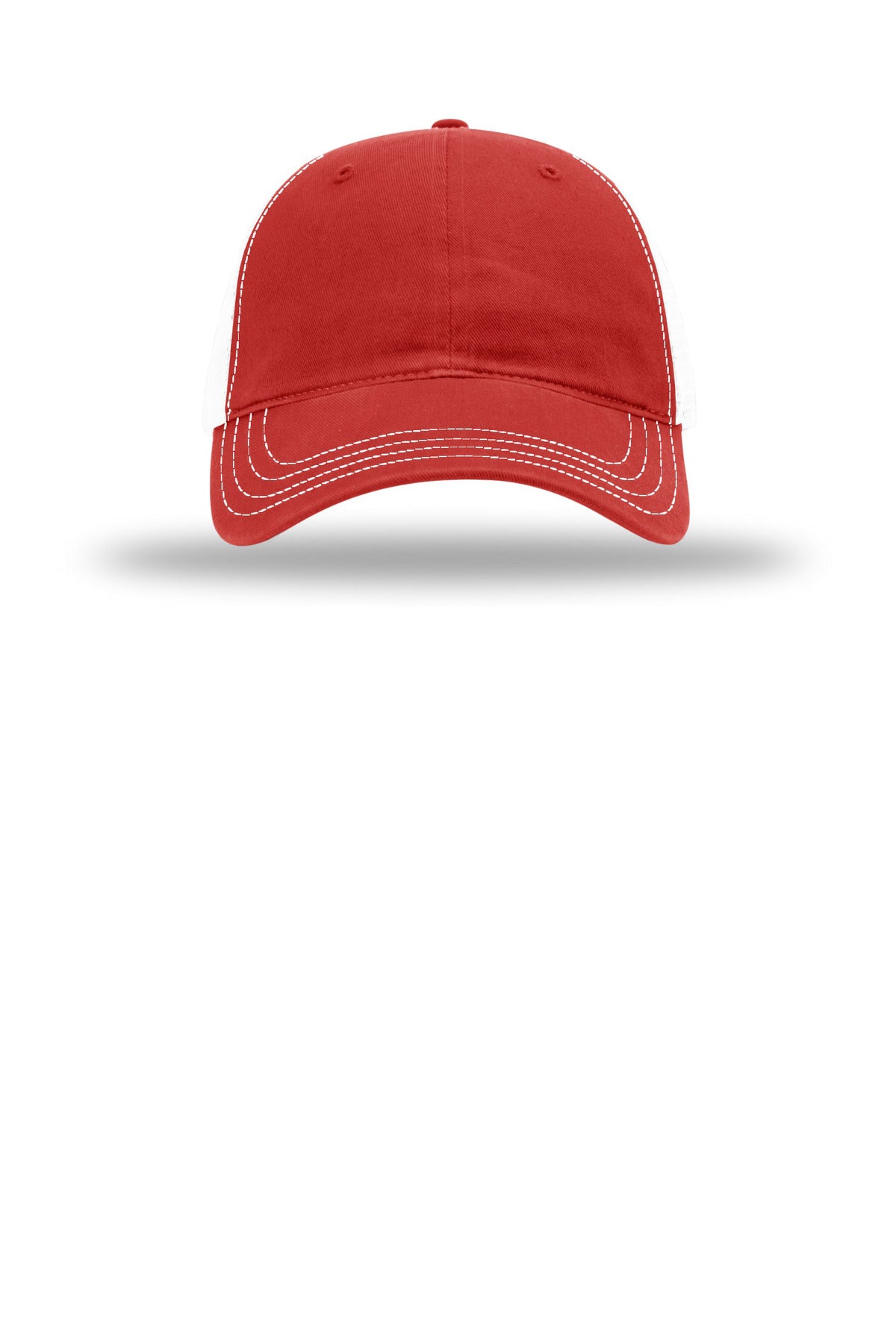 Richardson Garment Washed Trucker - Red/ White