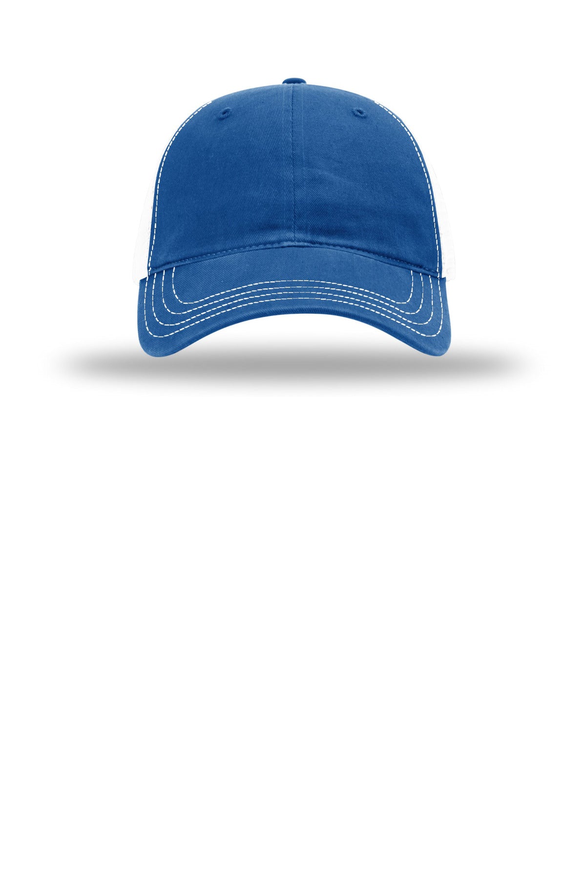 Richardson Garment Washed Trucker - Royal/ White