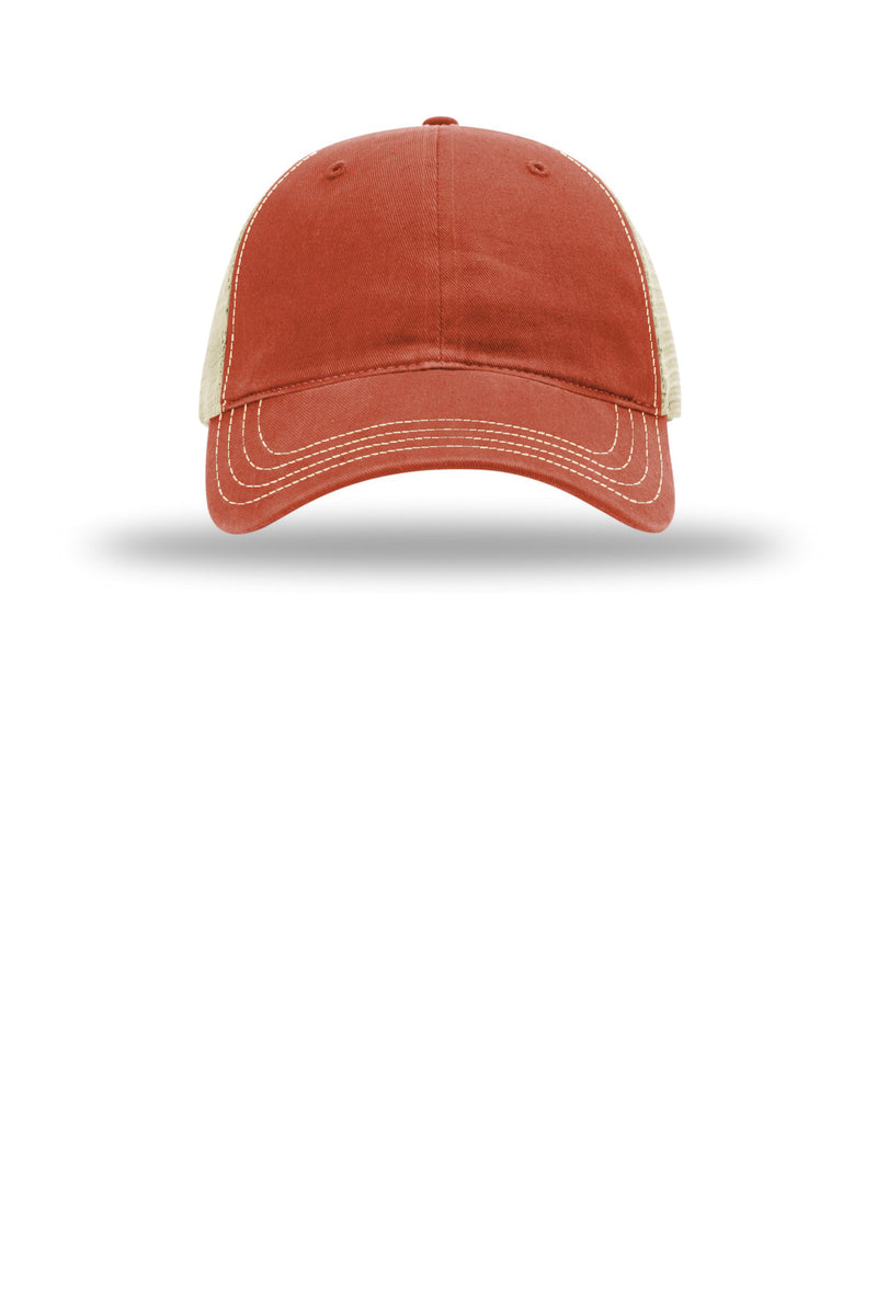 Richardson Garment Washed Trucker - T Orange/ Khaki