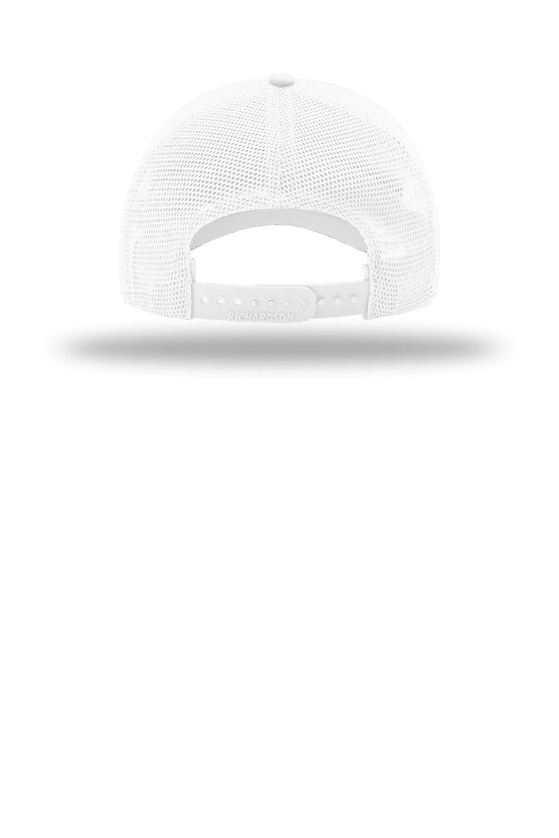 Richardson Garment Washed Trucker - White