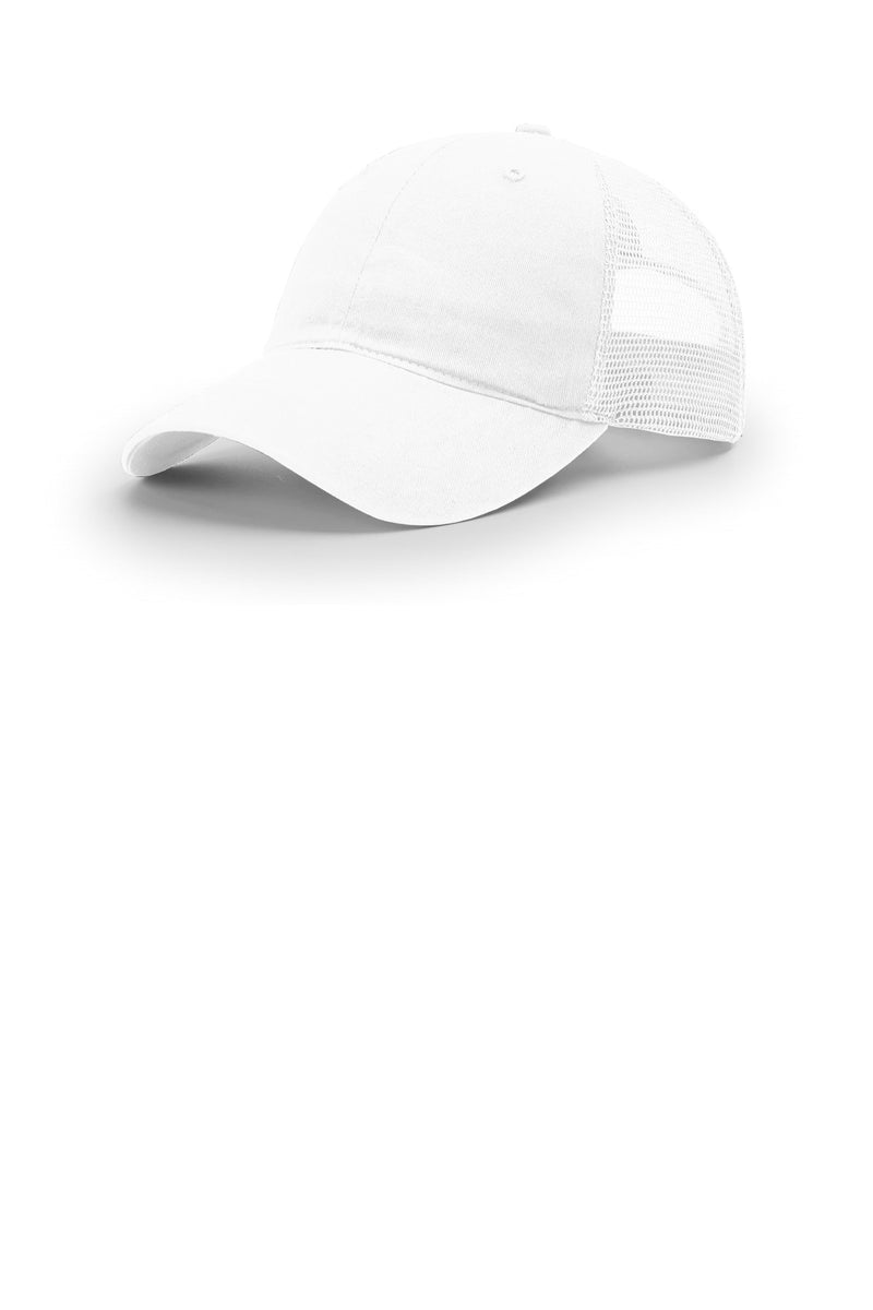 Richardson Garment Washed Trucker - White