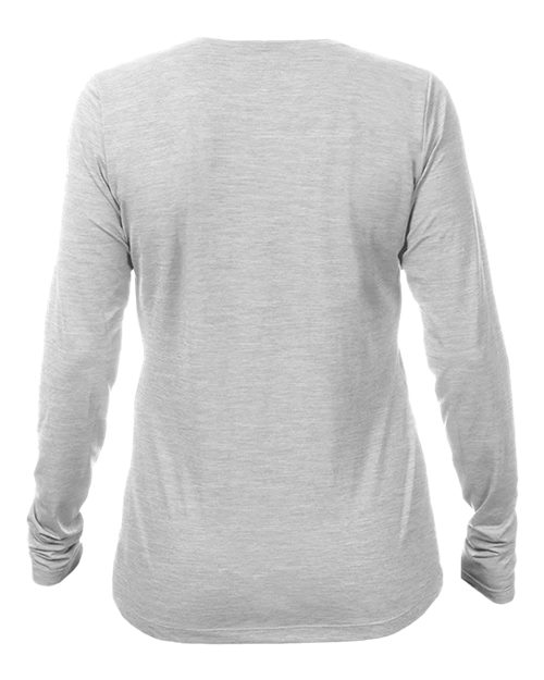 Women's Breeze Tech Long Sleeve T-Shirt - Alloy Heathered
