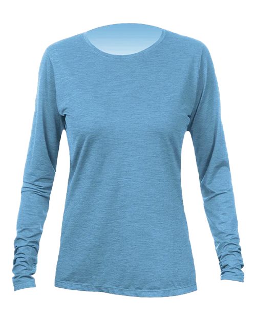 Women's Breeze Tech Long Sleeve T-Shirt - Bahama Heathered