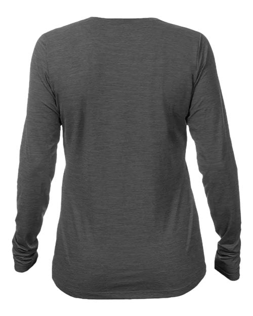 Women's Breeze Tech Long Sleeve T-Shirt - Charcoal Heathered