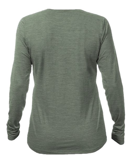 Women's Breeze Tech Long Sleeve T-Shirt - Dark Olive Heathered