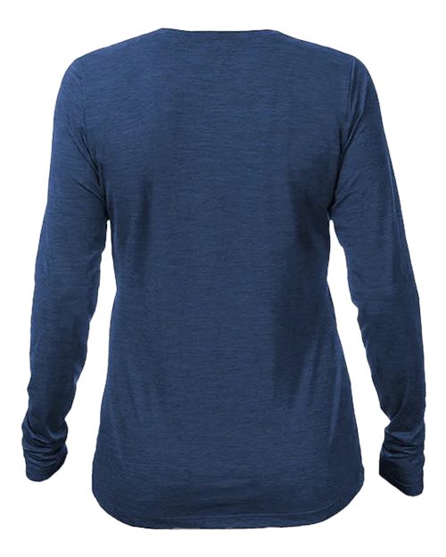 Women's Breeze Tech Long Sleeve T-Shirt - Navy Heathered