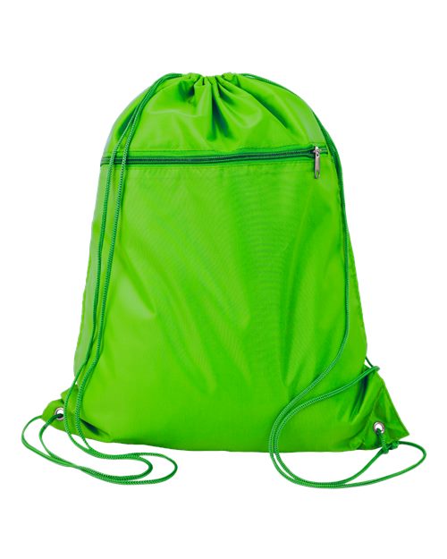Polyester Cinchpack - Lime Green