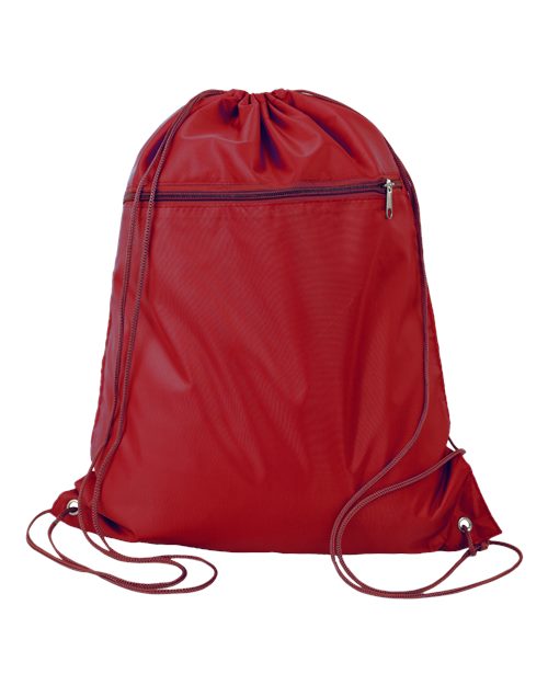 Polyester Cinchpack - Maroon