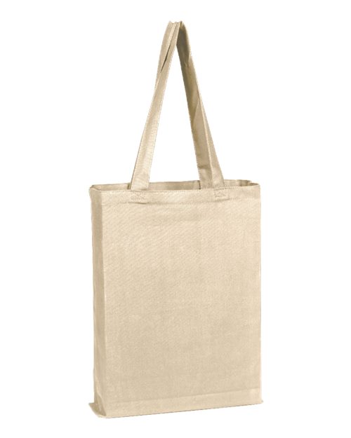 Canvas Gusset Promotional Tote - Natural