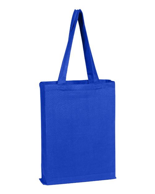 Canvas Gusset Promotional Tote - Royal