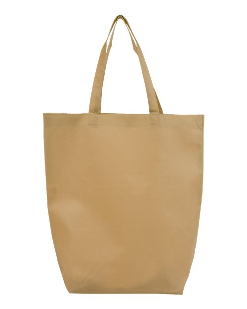 Non-Woven Gusset Bottom Tote - Natural