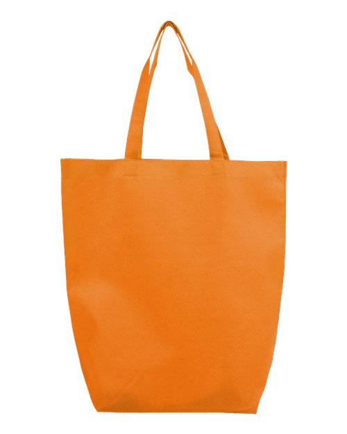 Non-Woven Gusset Bottom Tote - Orange