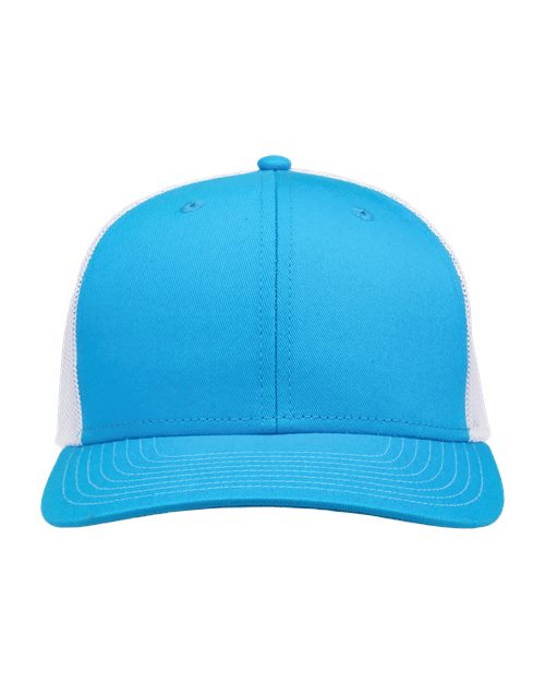 Everyday Trucker Cap - Aqua Blue/ White