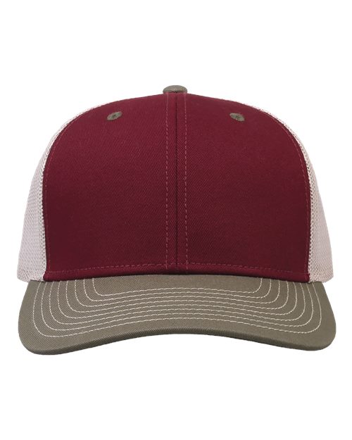 Everyday Trucker Cap - Cinnamon Red/ Olive Green/ Stone