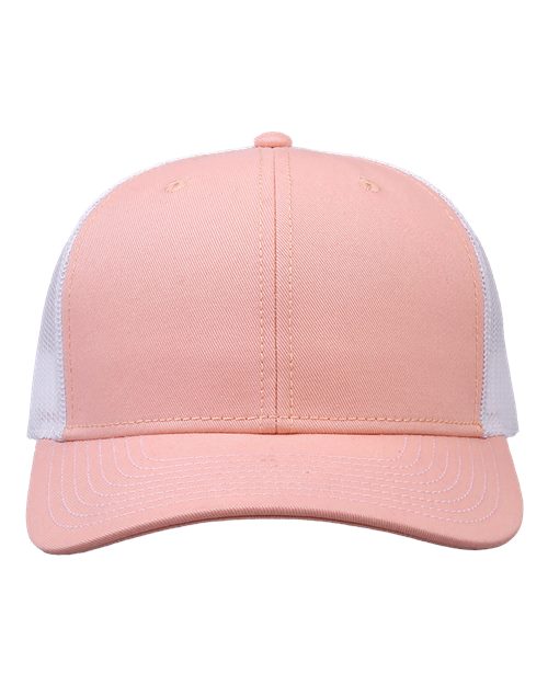 Everyday Trucker Cap - Creamsicle Pink/ White