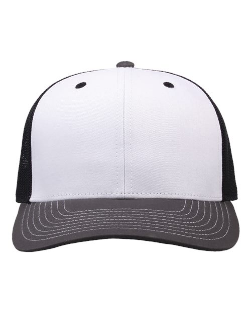 Everyday Trucker Cap - White/ Charcoal/ Black
