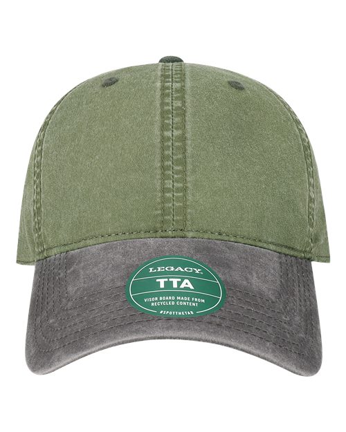 Terra Twill Cap - Moss Green/ Cinder