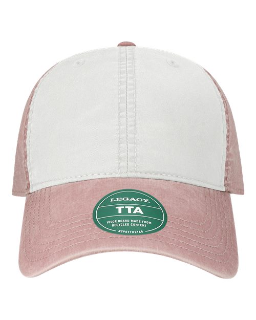 Terra Twill Cap - White/ Dusty Rose