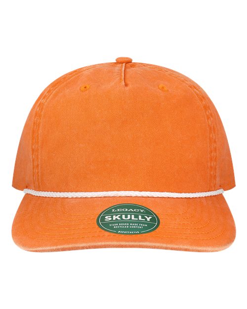 Skully Rope Cap - Tangerine Orange