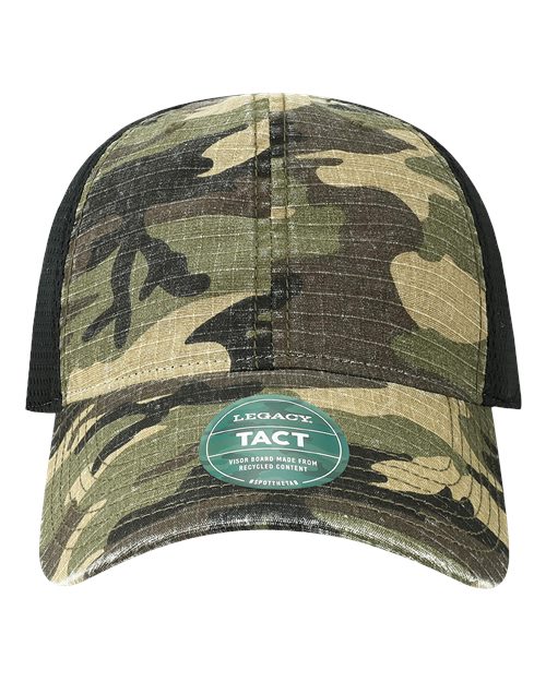 Tacticool Cap - Army Camo/ Black
