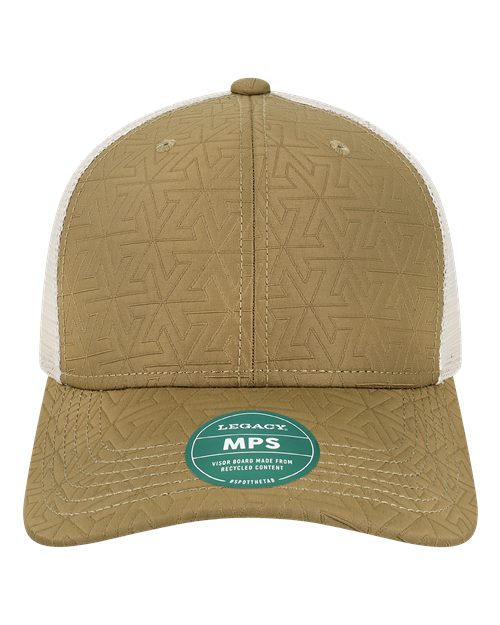 Mid-Pro Snapback Trucker Cap - Brown Z - Quilted