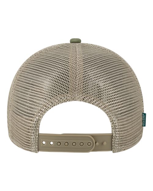 Mid-Pro Snapback Trucker Cap - Olive/ Dark Olive/ Dark Khaki