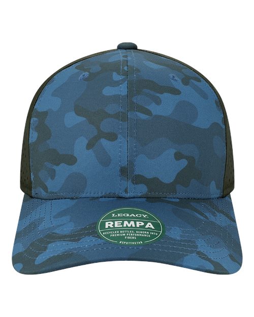 Reclaim Mid-Pro Adjustable Cap - Blue Camo/ Black