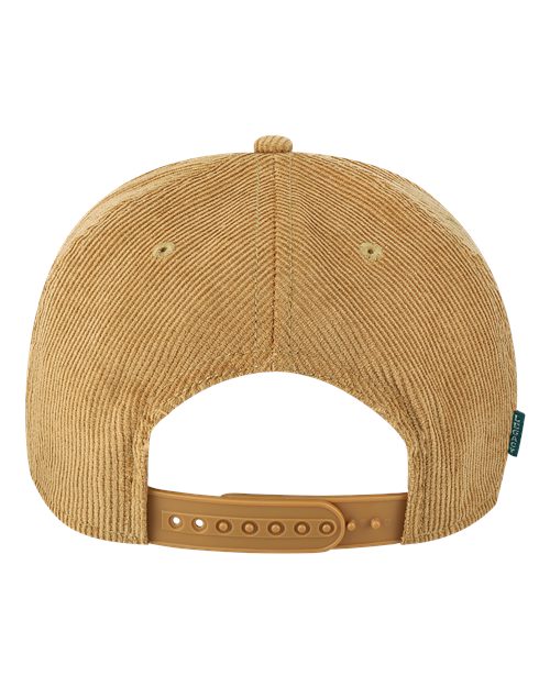 Five-Panel Adjustable Cap - Khaki Corduroy