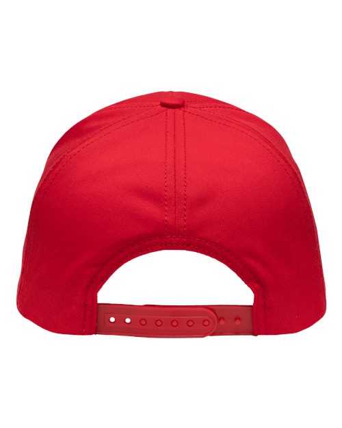 Five-Panel Rope Heritage Fit Cap - Red