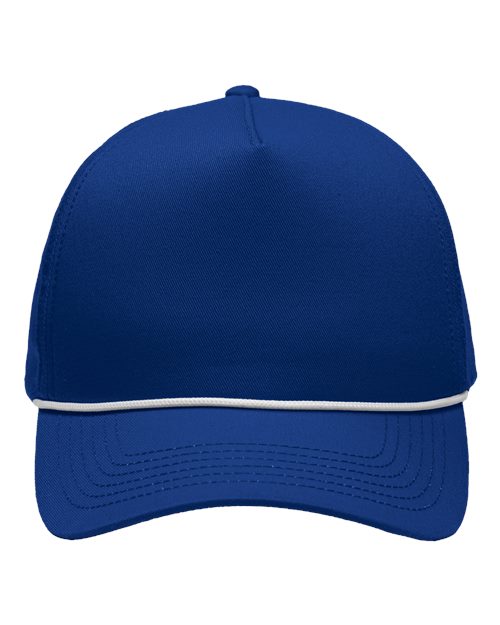 Five-Panel Rope Heritage Fit Cap - Royal