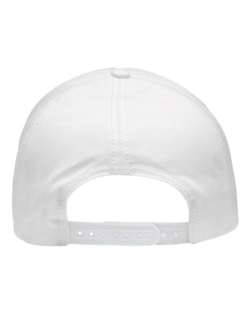 Five-Panel Rope Heritage Fit Cap - White