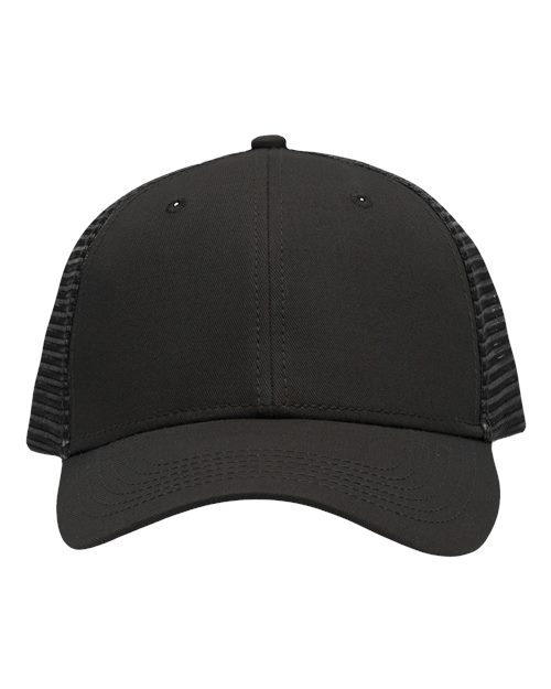 Traditional Lo-Pro Mesh Back Trucker Fit Cap - Chino Charcoal/ Black