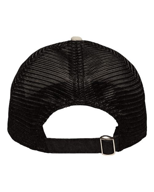 Mesh Dad Hat Fit - Khaki/ Black