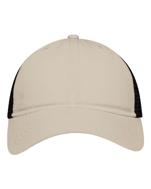 Mesh Dad Hat Fit - Khaki/ Black