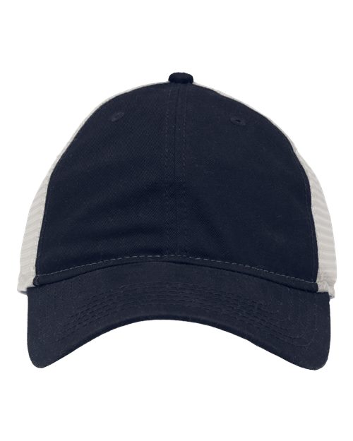 Mesh Dad Hat Fit - Navy/ Stone