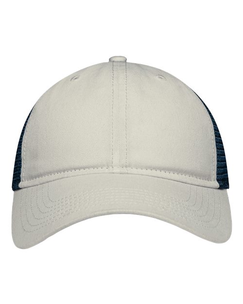 Mesh Dad Hat Fit - Stone/ Navy