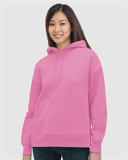 Women's USA-Made Hooded Sweatshirt - Bubble Gum