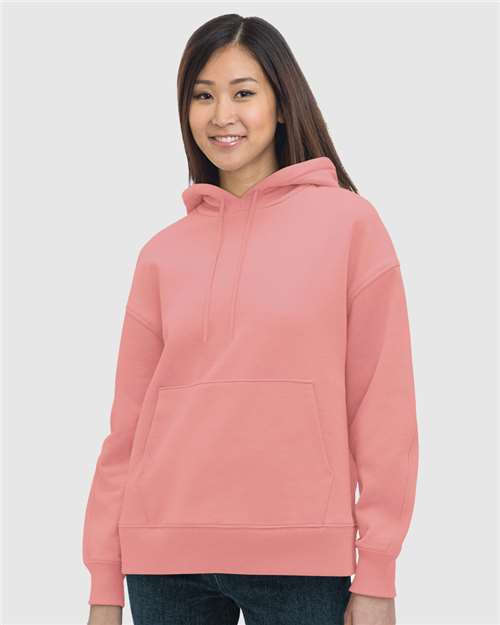 Women's USA-Made Hooded Sweatshirt - Peach