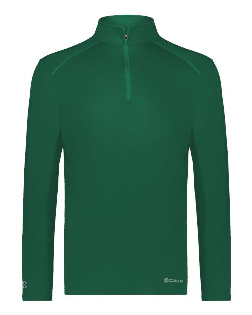 Men's CoolCore® Quarter-Zip Pullover - Dark Green