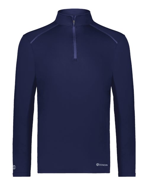 Men's CoolCore® Quarter-Zip Pullover - Navy