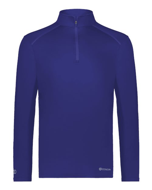 Men's CoolCore® Quarter-Zip Pullover - Purple