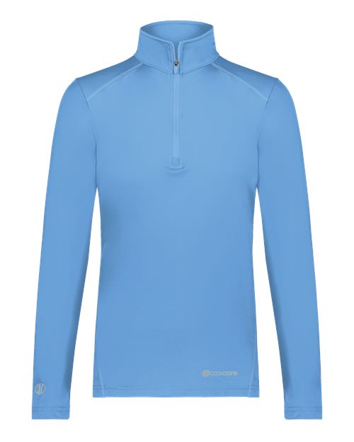 Women's CoolCore® Quarter-Zip Pullover - Columbia Blue